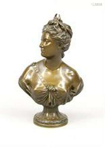 Jean-Antoine Houdon (1741-1828), after, bust of Diana,