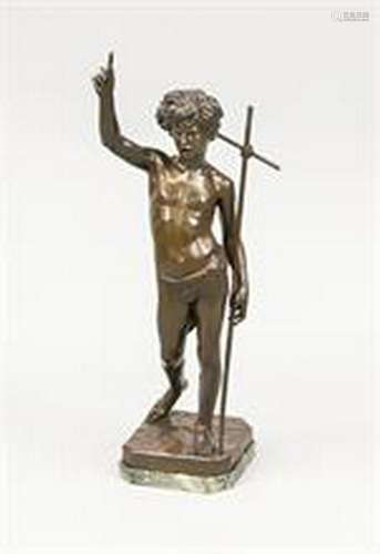 Paul Dubois (1827-1905), John the Baptist, large bronze