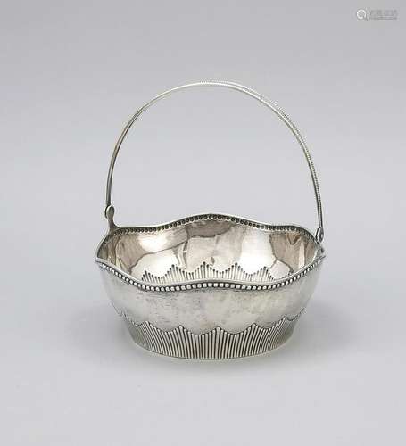 Round bowl, German, 20th cent., hallmarked Hugo Böhm,