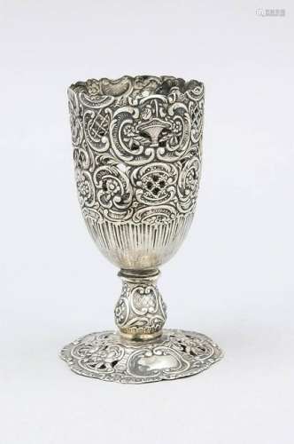 Vase, 20th century, presumably Hanau, silver 800/000,