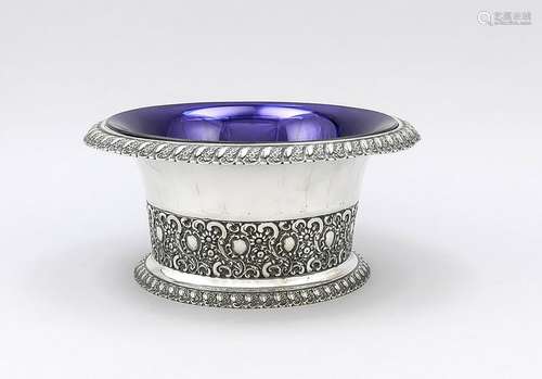 Round Art Deco bowl, German, 1920s/30s, hallmarked