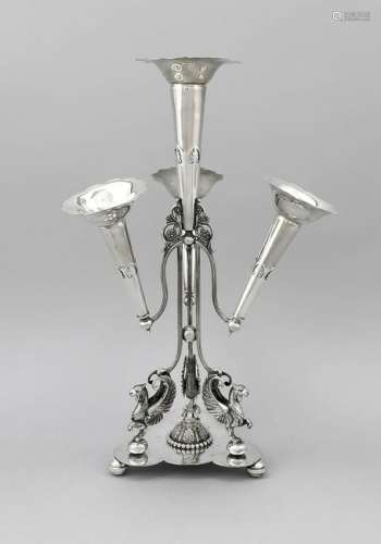Large table decoration, England, 20th century, plated,