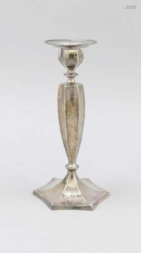 Candlestick, 20th cent., Sterling silver 925/000,