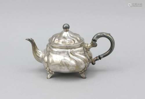 Teapot, German, 20th cent., hallmarked Jakob