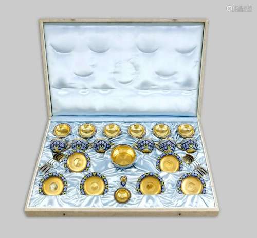 Tea set for six persons, Russia/Soviet Union, 2nd half
