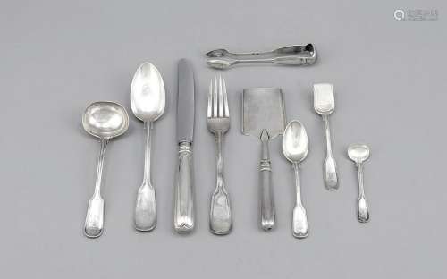 36 pieces of cutlery, marked Russia, probably 2nd half