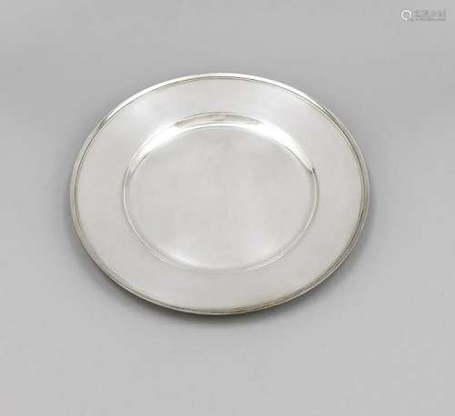 Charger plate, Denmark, 2nd half of the 20th century,
