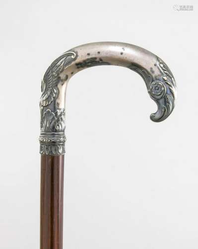 Walking stick with silver handle, Poland, after 1920,