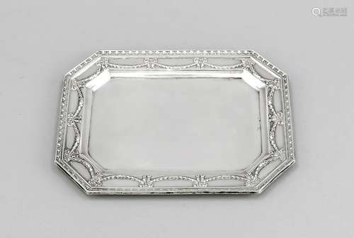 Tray, German, around 1900, hallmarked Martin Mayer,