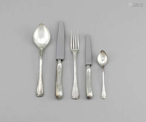 Cutlery, France, early 20th century, hallmarked