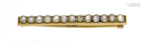 Oriental pearl brooch RG 585/000 with 13 oriental