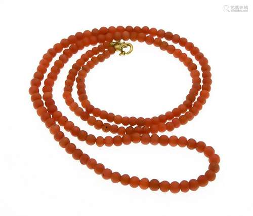 Coral necklace with spring ring GG 333/000 red coral