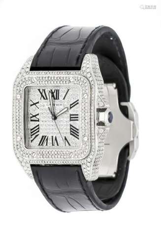 Cartier men's watch Santos 100, automatic, complete
