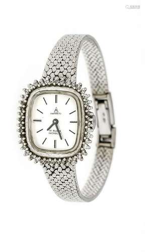 Brilliant ladies' watch, MARTI, 585 white gold, with