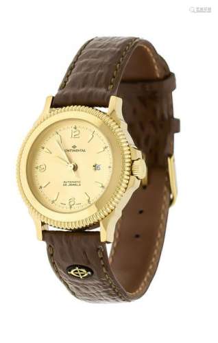 A Continental automatic Ladies' wristwatch, gold-plated