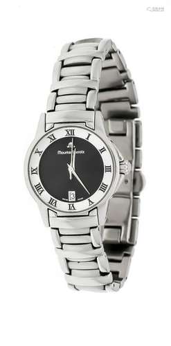 Maurice Lacroix quartz ladies wristwatch, steel with