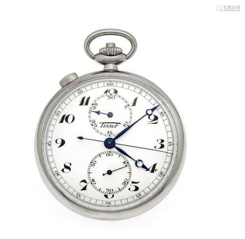 Tissot men's pocket watch with stop function, Kal. 638