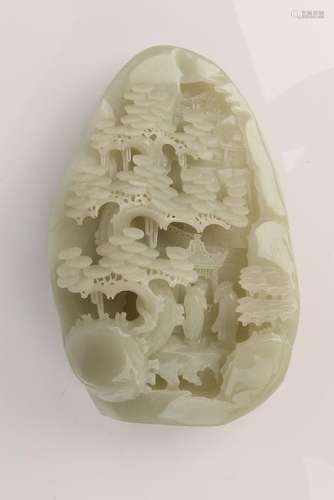 Intricately Carved Jade Forest