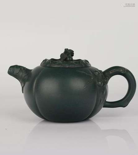 Zisha Tea Pot With Mark