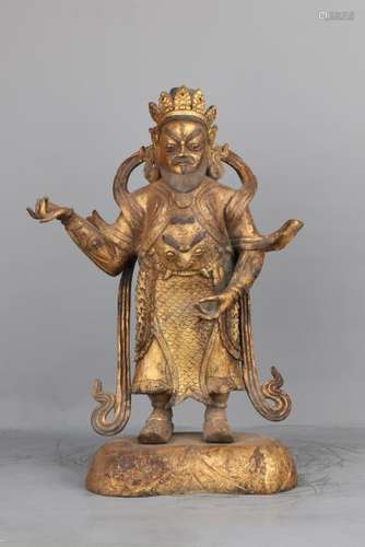 Gilt Bronze Figure Of Virapaksa