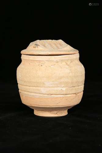 Pottery Covered Jar