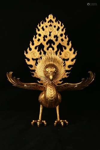 Gilt Bronze Bird