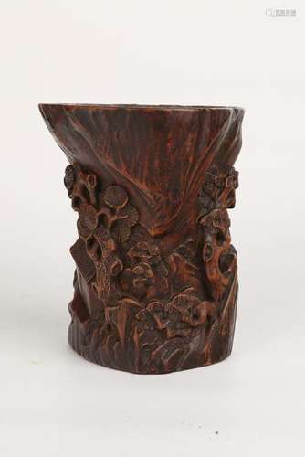 Agar Wood Brush Pot