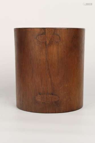 Huanghuali Wood Brush Pot