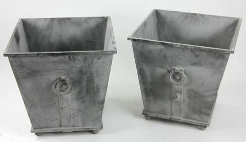 Pair of Georgian Style Square Planters