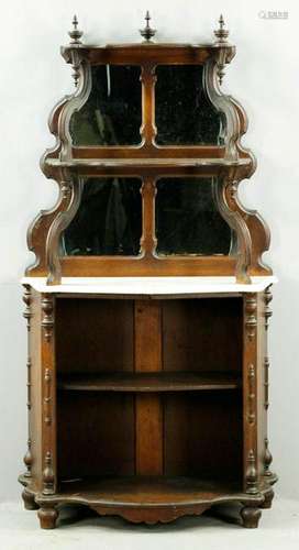 Victorian Marble-top Etagere