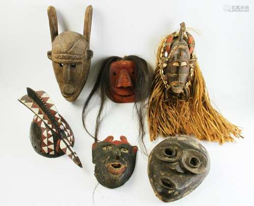 Collection of African Tribal Masks