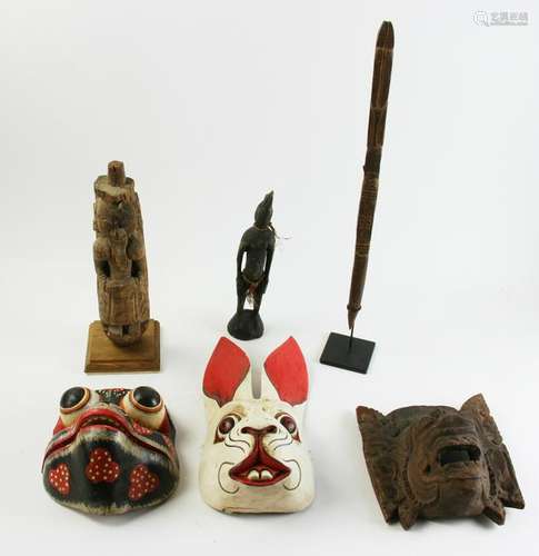 Indonesian and Oceanic Tribal Masks