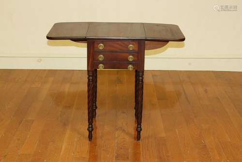 Circa 1800 American Federal Work Stand