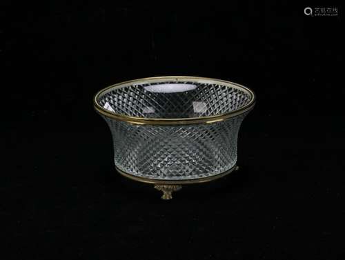 Antique French Empire Baccarat Style Bowl