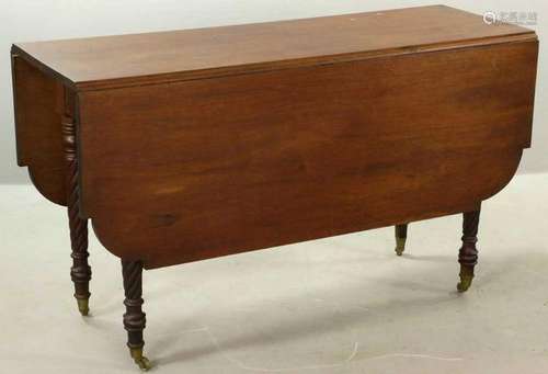 C1820 Sheraton Gate Leg Drop Leaf Table