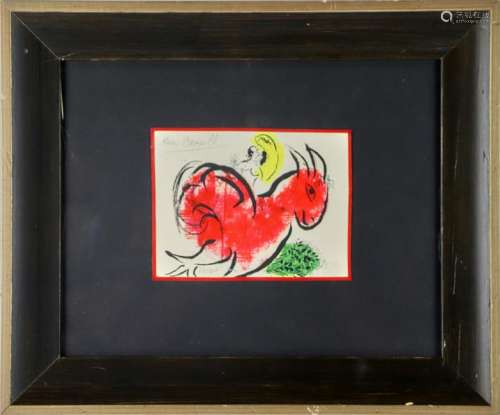 Marc Chagall Hand Colored Print