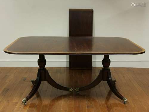 Mahogany Double Pedestal Dining Table