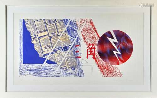 James Rosenquist, Wind and Lightning, Print