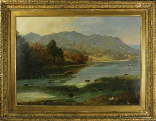 Signed Howe, Landscape, Oil on Canvas