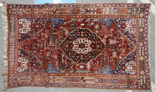 Antique Persian Shiraz Rug