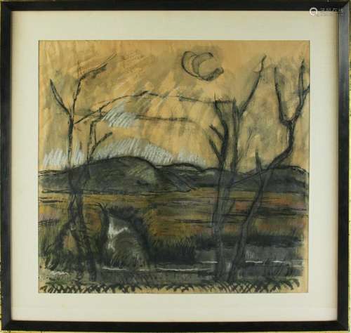 Henry Varnum Poor, Landscape, Mixed Media