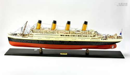 Wooden Ship Model of RMS Titanic