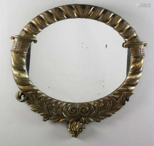 Early 19thC New York Classical Giltwood Mirror