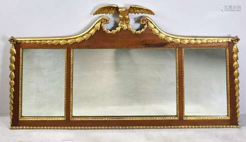 Federal Mirror in Gilt Frame with Eagle