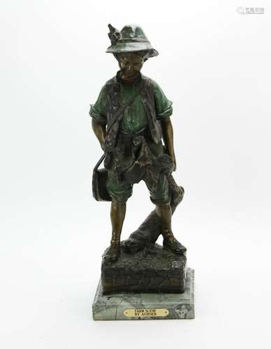 Haubner, Bronze of Farm Boy