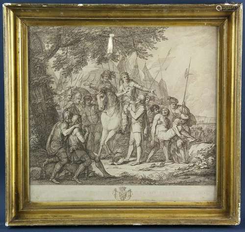 1788 Etching by Francesco Bartolozzi