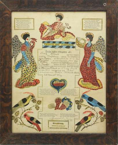 19th Century German Fraktur