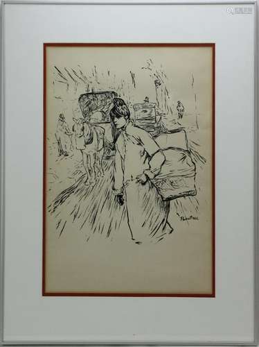 Toulouse-Lautrec  Signed Print