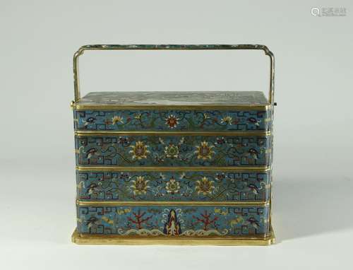 Cloisonne Food Box