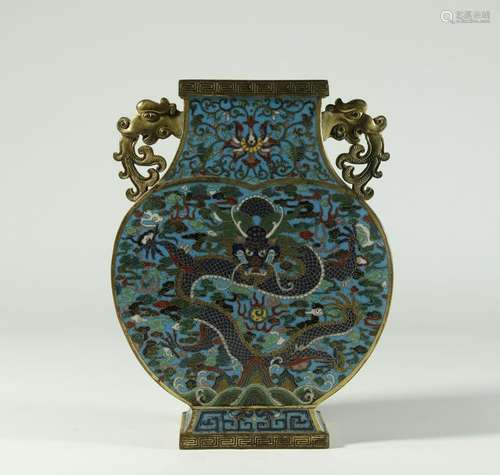 Cloisonne Dragon Vase